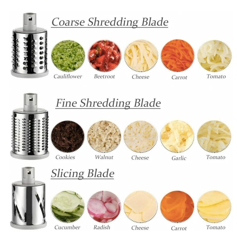 Professional Stainless Steel Slicer & Grater Kit for Easy Food Prep