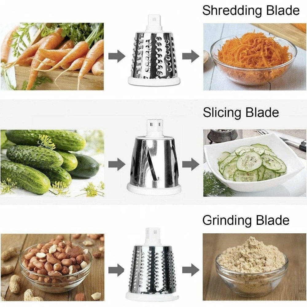 Professional Stainless Steel Slicer & Grater Kit for Easy Food Prep