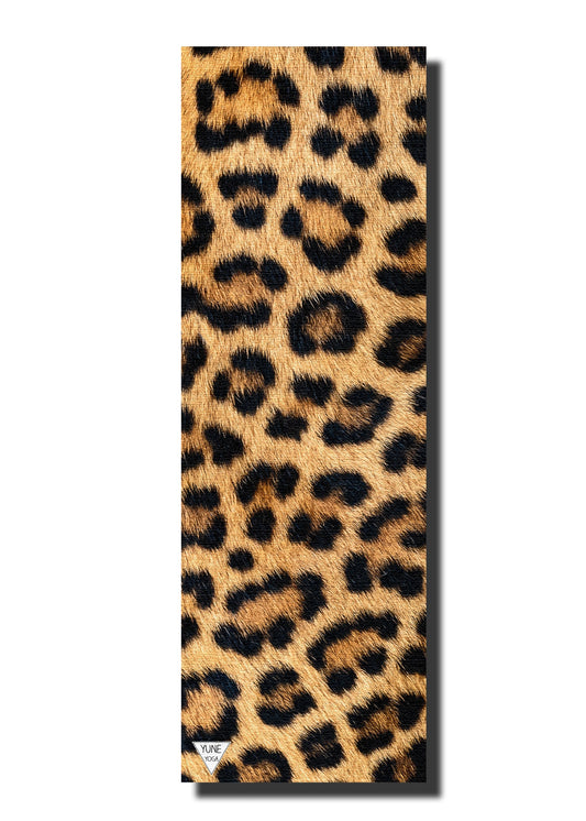 Premium Yune Yoga/Pilates Mat – 5mm Cushioning, Cheetah Design & Grip