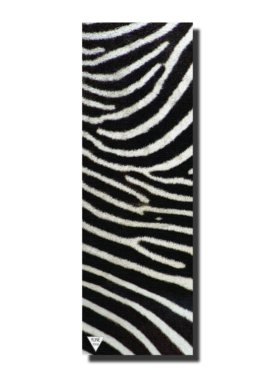 Premium Yune Yoga/Pilates Mat – 5mm Cushioning, Zebra Design & Grip